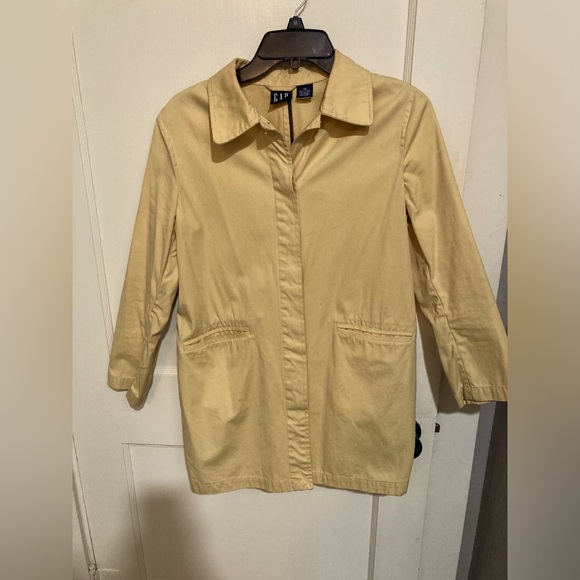 Vintage Gap button up collared light jacket with pockets - Picture 6 of 10